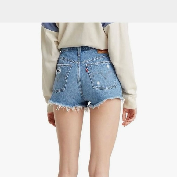 Levi’s 501 premium jean shorts size 33 - Picture 2 of 12